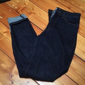 American apparel high waist jeans size 25